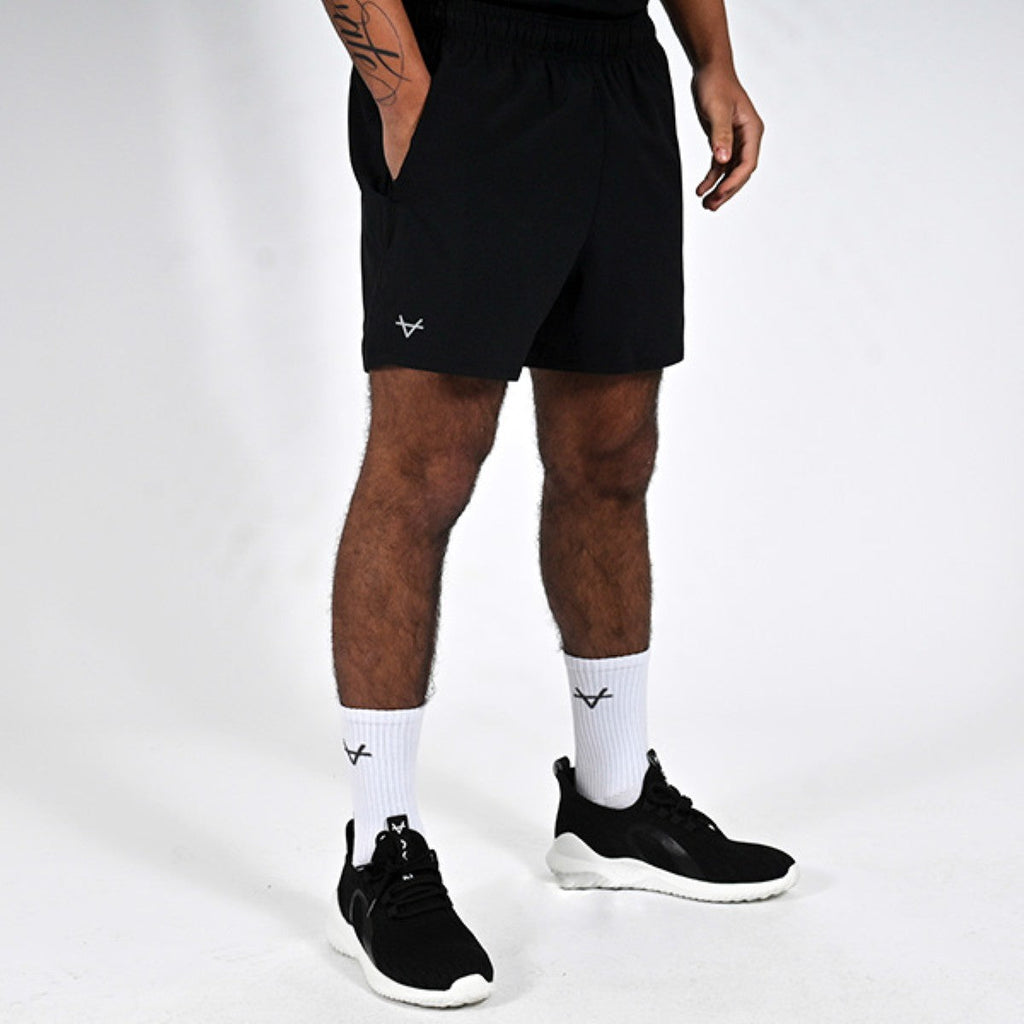 OXEN MENS ENDURE PERFORMANCE 5" SHORT Black