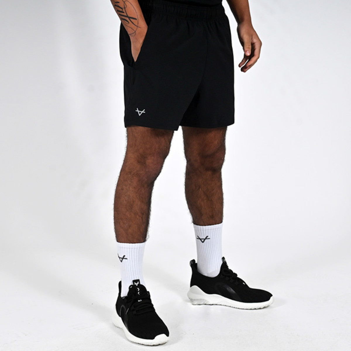 OXEN MENS ENDURE PERFORMANCE 5" SHORT Black