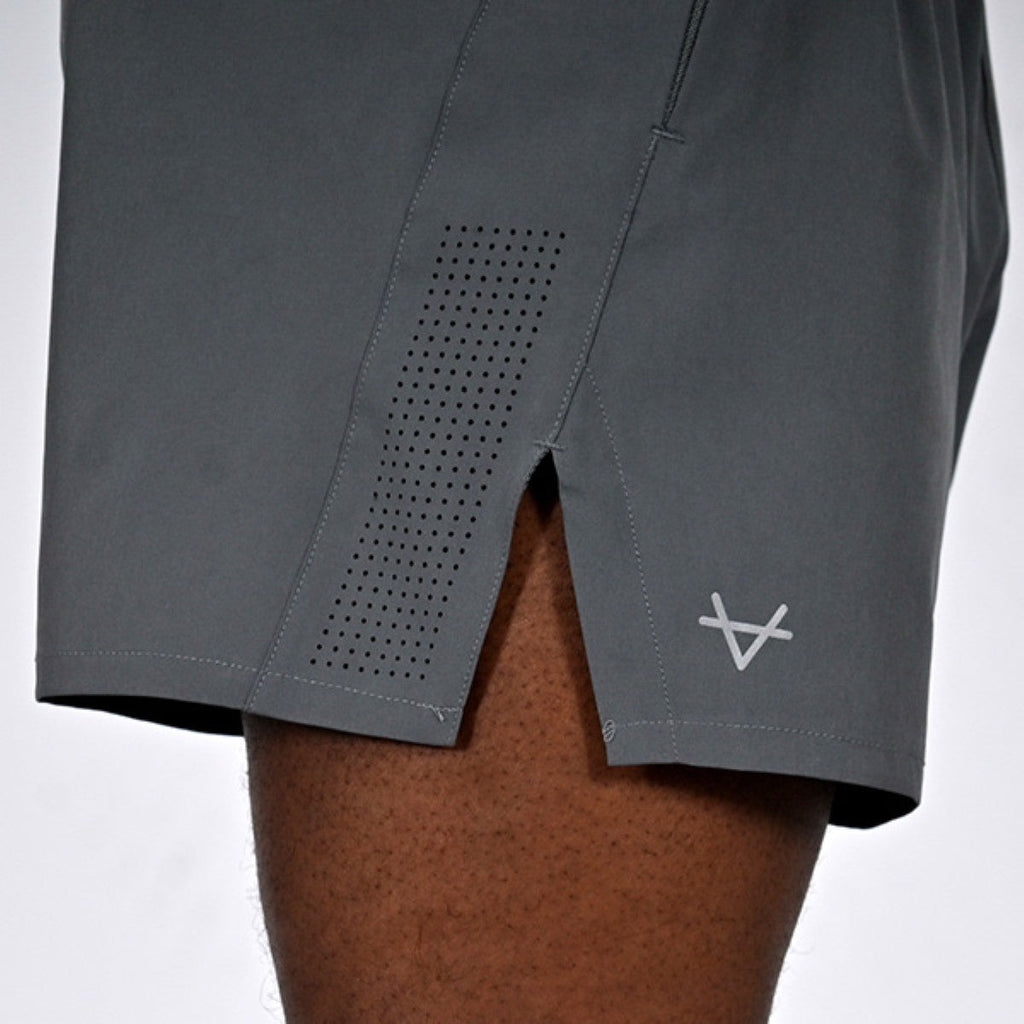 OXEN MENS ENDURE PERFORMANCE 5" SHORT FOSSIL