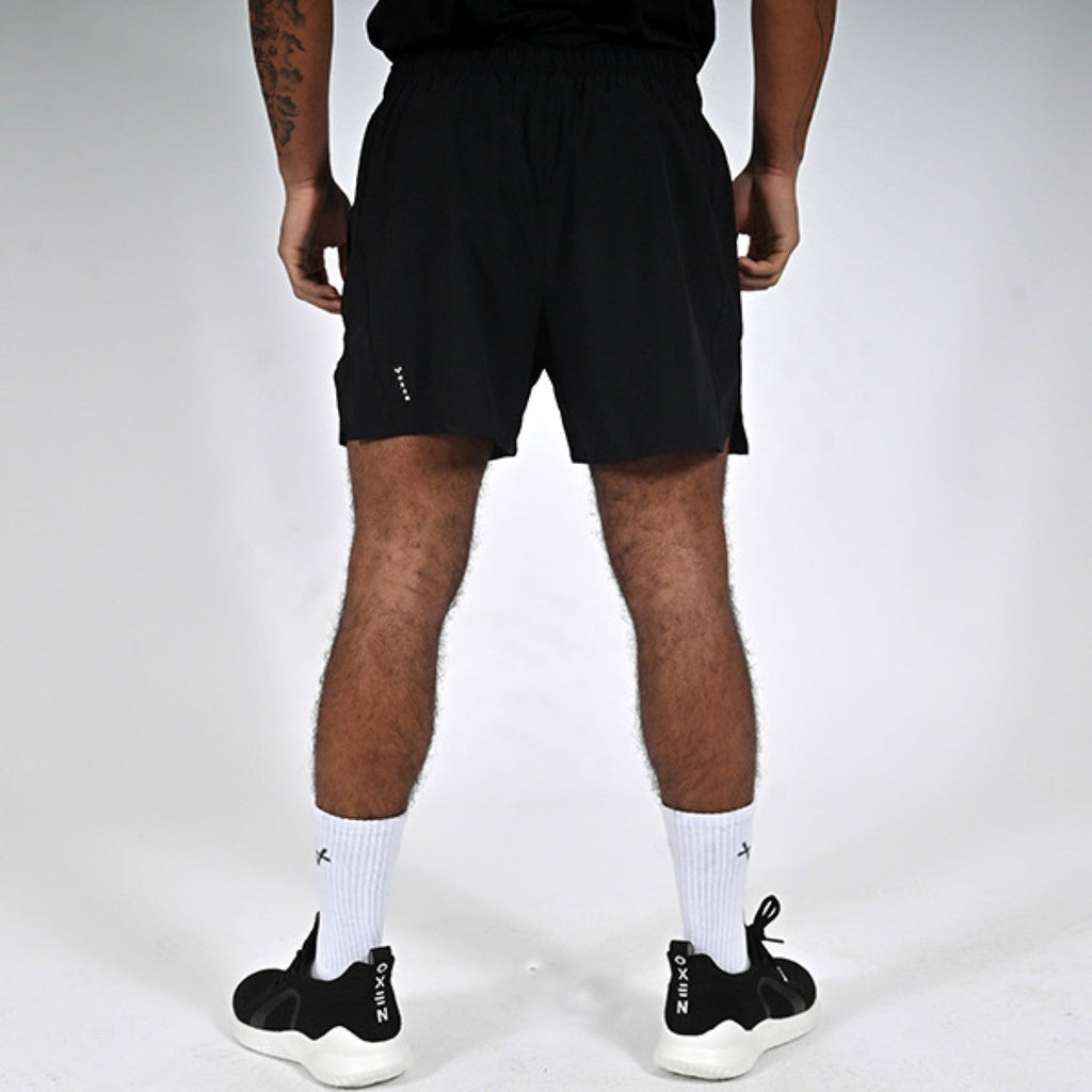 OXEN MENS ENDURE PERFORMANCE 5" SHORT Black