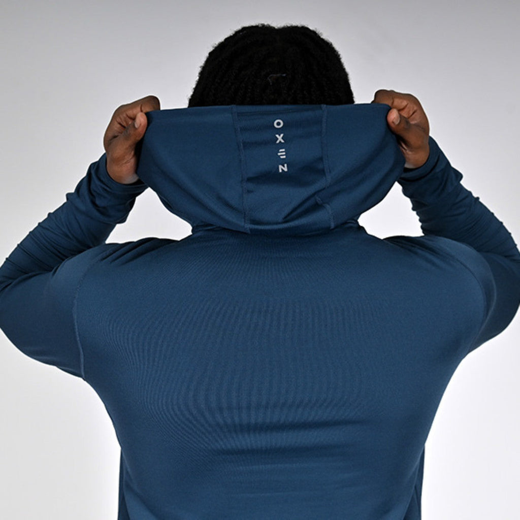 OXEN MENS ENDURE OH PERFORMANCE HOODY Navy