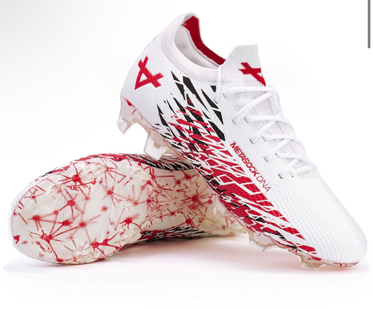 Oxen MetaSock AG white/red Youth/Kids