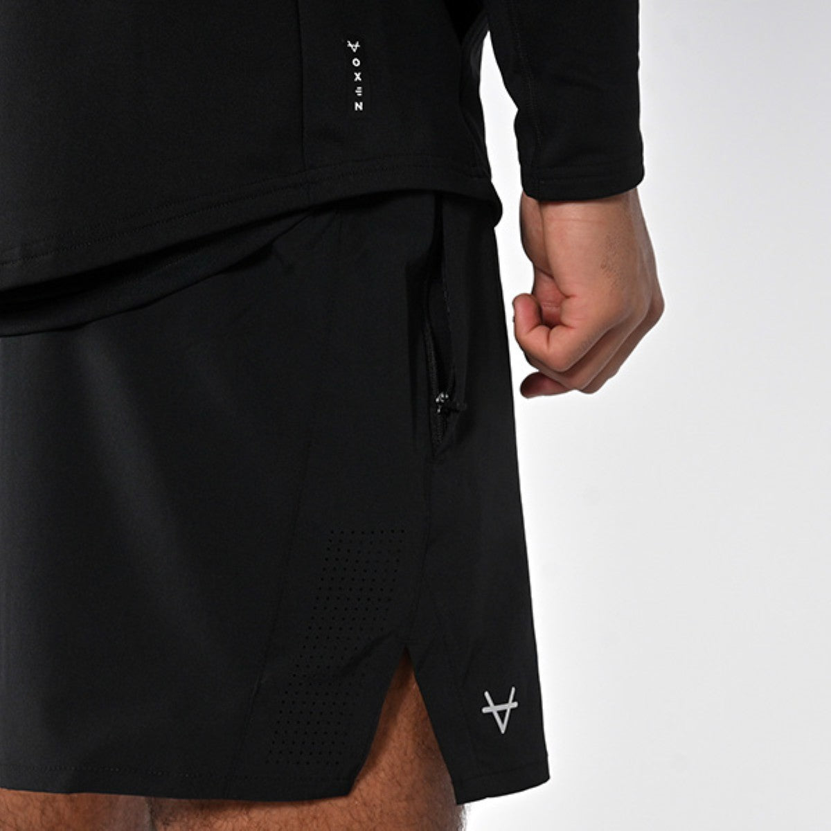OXEN MENS ENDURE PERFORMANCE 5" SHORT Black