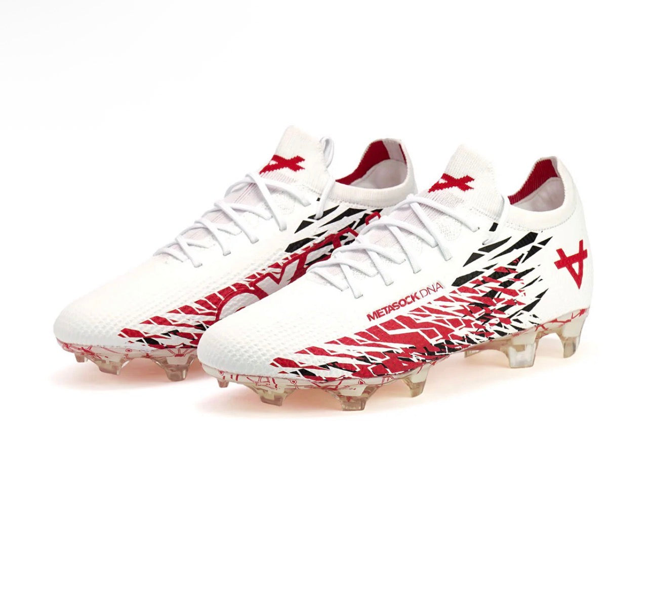 Oxen MetaSock AG white/red Youth/Kids