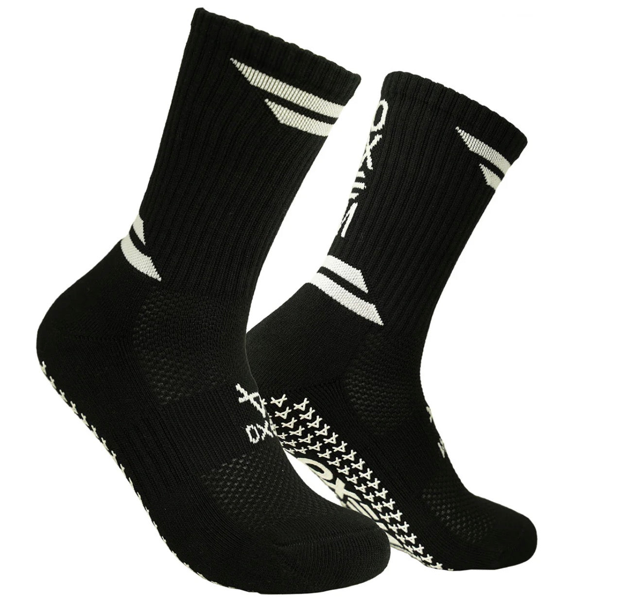 Oxen Grip Socks Black/White